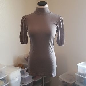 3/$25 GAP mock neck knit gray blouse